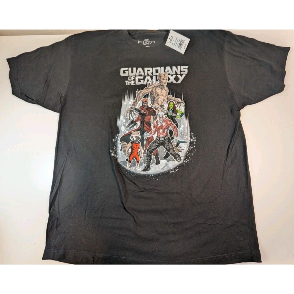 GUARDIANS OF THE GALAXY MARVEL COMICS T-Shirt MENS XXL NEW GROOT ROCKET DRAX